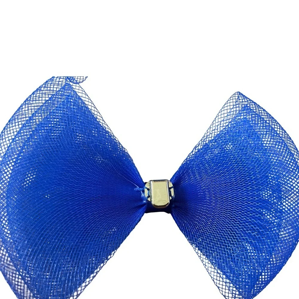 Dream Pairs Royal Blue Silky Bow Stiletto Heels Women’s Size 9.5
